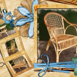 Кресло плетеное