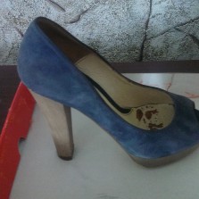 Туфли замшевые