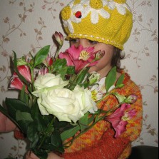 шапка (берет) для девочки