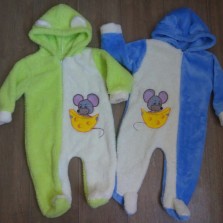 Комбинезон Рататуй.Рваная махра