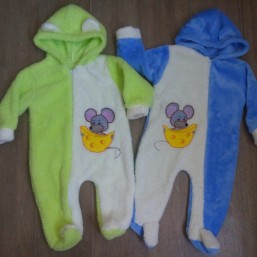 Комбинезон Рататуй.Рваная махра