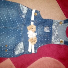 джинсовый сарафан на девочку