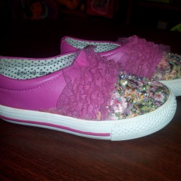 кеды на девочку в стразах
