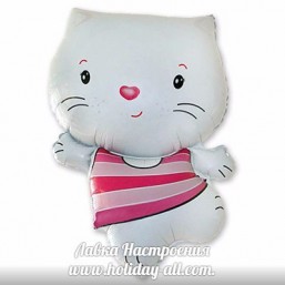 Фольгированные шары мини-фигуры ф м/фигура/3 котенок Голубо/fm