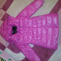 фирменный пуховичек zara на принцессу