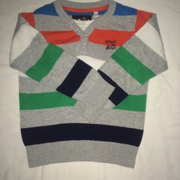 Хлопковые рубашки и свитера на 3-4 года