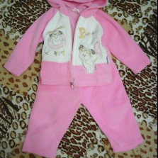 Спортивный флисовый костюм