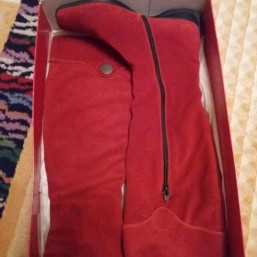 Кожаные сапоги. 