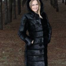 Шуба из стриженной нутрии