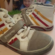 Кожаные кеды 