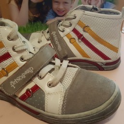 Кожаные кеды 