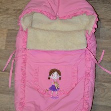 Зимний конверт для девочки