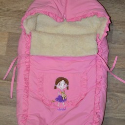 Зимний конверт для девочки