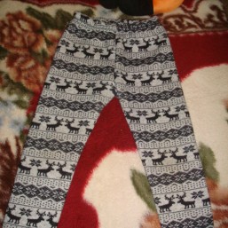 Теплые штанишки на девочку