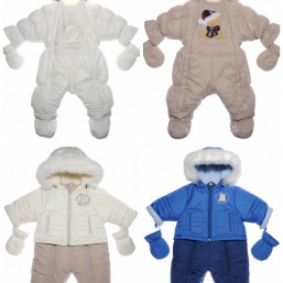Детские комбинезоны-трансформеры с овчинкой Гарден Беби 68р.