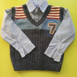 Жилетка-рубашка, свитерок