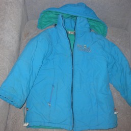 Куртка д/дев. на пуху 3-4 года