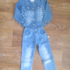 джинсковый костюм