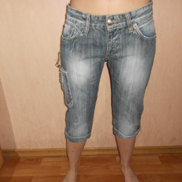 джинсы короткие, бриджи, под ботинки, сапоги,Denim legend , Euro 29, наш 46 размер, новые, сток