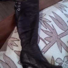 Продаю кожаные зимние ботфорты 800 грн.