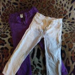 Джинсы и ветровка на девочку