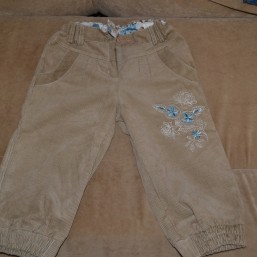 капри вельветовые для девочки