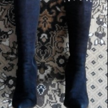 Сапоги замша зимние 36.р.