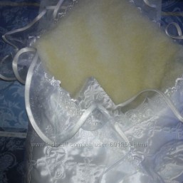 Зимний конверт-одеяло для выписки на овчине