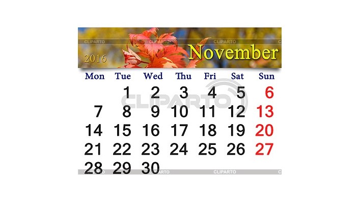 Прогноз карт Ленорманд на ноябрь 2016 г. - позитивные и негативные дни месяца.