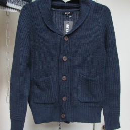 Теплая вязаная кофта-кардиган (мальчик)