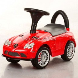  Детская каталка-толокар M 3189-3 Mercedes (EVA колеса) красная