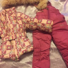 Зимний костюм на девочку