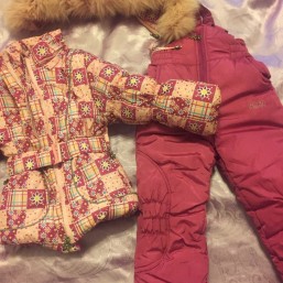 Зимний костюм на девочку