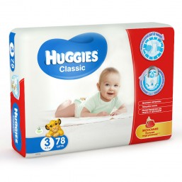 подгузники Huggies classic 3