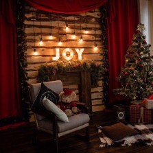  новогодняя фотосессия в студии