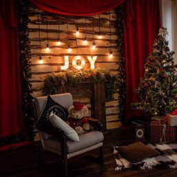  новогодняя фотосессия в студии