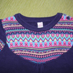 Трикотажное платье на девочку 1,5 - 2 - 2,5 лет