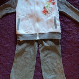 Итальянский утепленный костюм на девочку