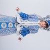 Шикарный костюм снегурочки 