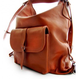 ЖЕНСКАЯ КОЖАНАЯ СУМКА-РЮКЗАК S0080