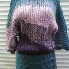 вязаное платье-туника