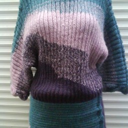 вязаное платье-туника