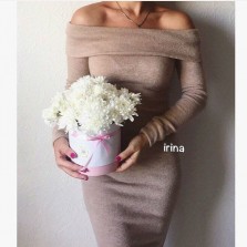 Платье теплое нарядное