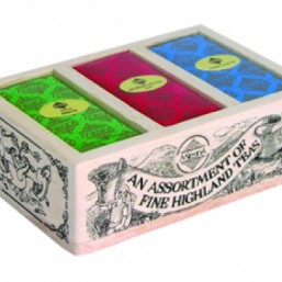 АКЦИЯ! Подарочный набор цейлонского чая 3 вида Цейлон в деревянной коробке 100г