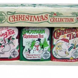 АКЦИЯ! Подарочный набор чая Рождественская коллекция в деревянной коробке 75 г