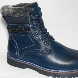 Ботинки зимние на мальчика синие, D5620-1, ТМ 