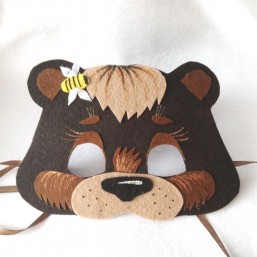 Карнавальные маски для детей с фетра ручной работы