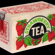 АКЦИЯ! Чай черный цейлонский Клубника Млесна в деревянной коробке