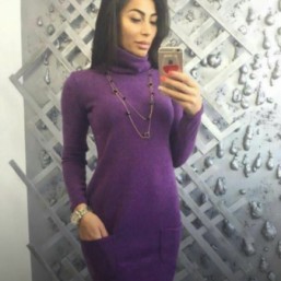 Платье трикотаж ангора