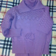 Вязанная двойка на девочку